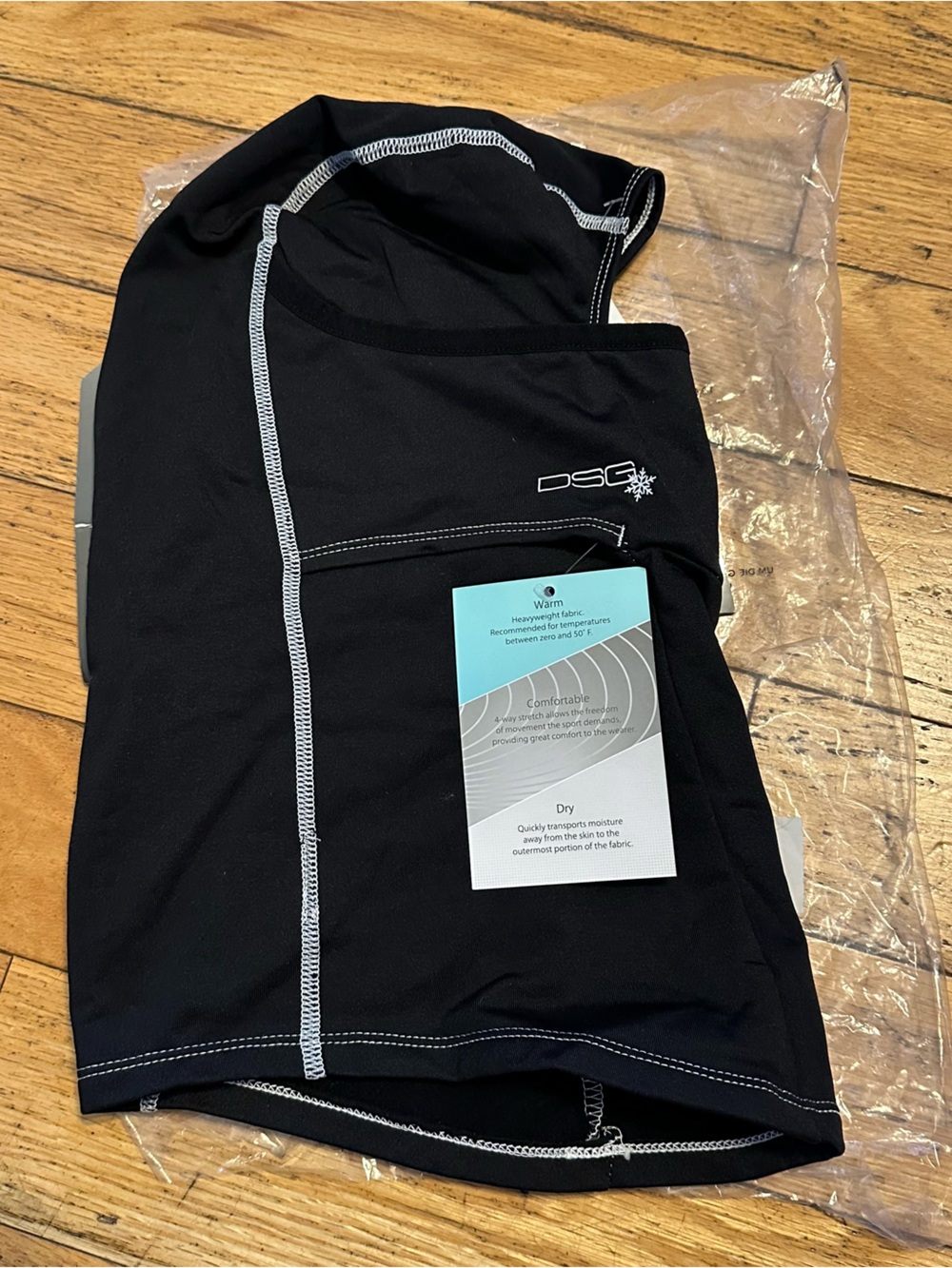DSG White and Black Masque/Balaclava